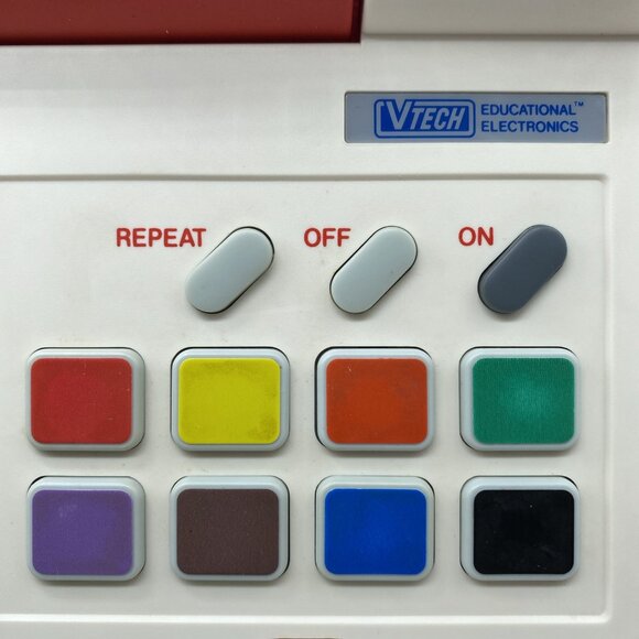 Vintage 1989 Vtech Little Talking Scholar Toy Original Set And 3 Expansion Sets - Picture 4 of 16